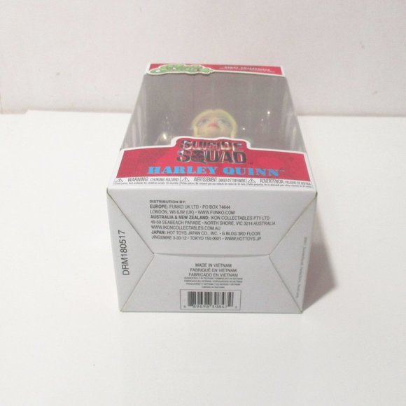 Funko Rock Candy Suicide Squad HARLEY QUINN With Bat Rainbow Hair Vinyl DC NIB - Picture 7 of 7